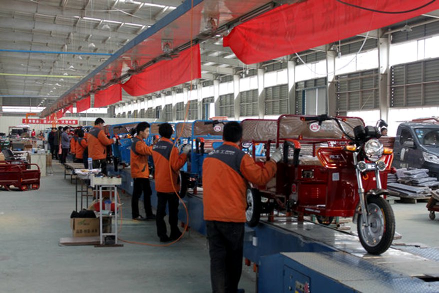 宁波三轮车生产线